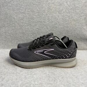 Brooks Levitate 5 Womens Shoes Size 10 Black Grey Running Sneakers 1203571B080